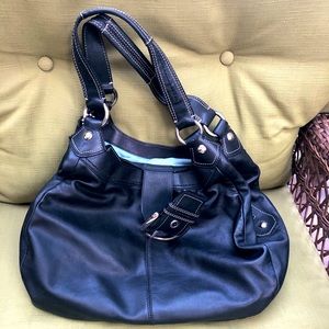 Black Leather Coach Purse